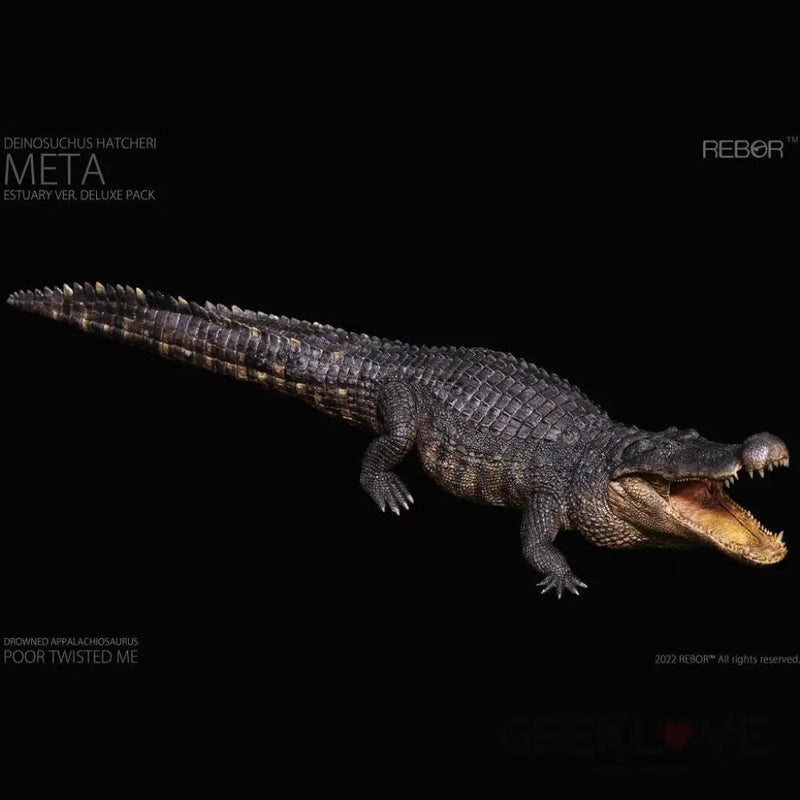 Adult Deinosuchus hatcheri Museum Class Replica Deluxe Pack Meta Estuary Ver.