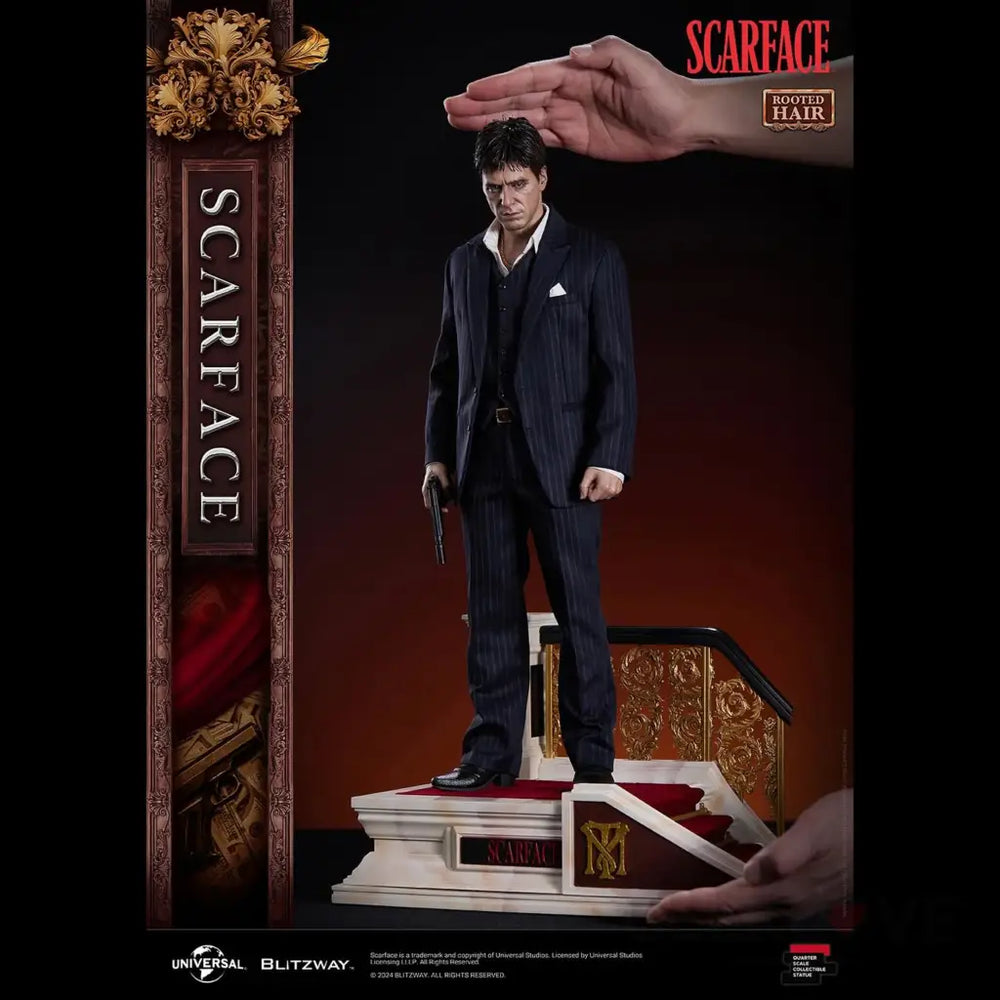 Blitzway Scarface Rooted Hair Ver. 1/4 Scale Figure