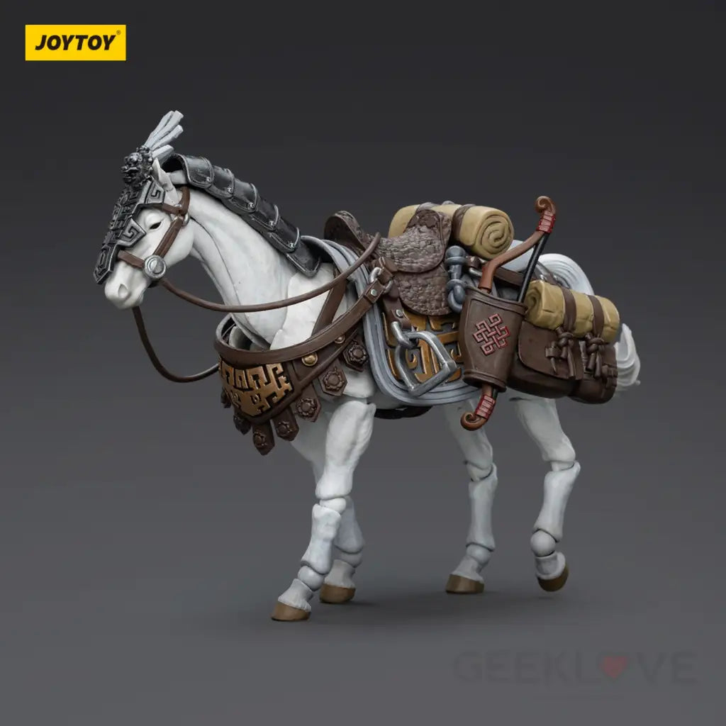 Dark Source Jianghu Northern Hanland Empire White Feather Armored Horse Action Figure