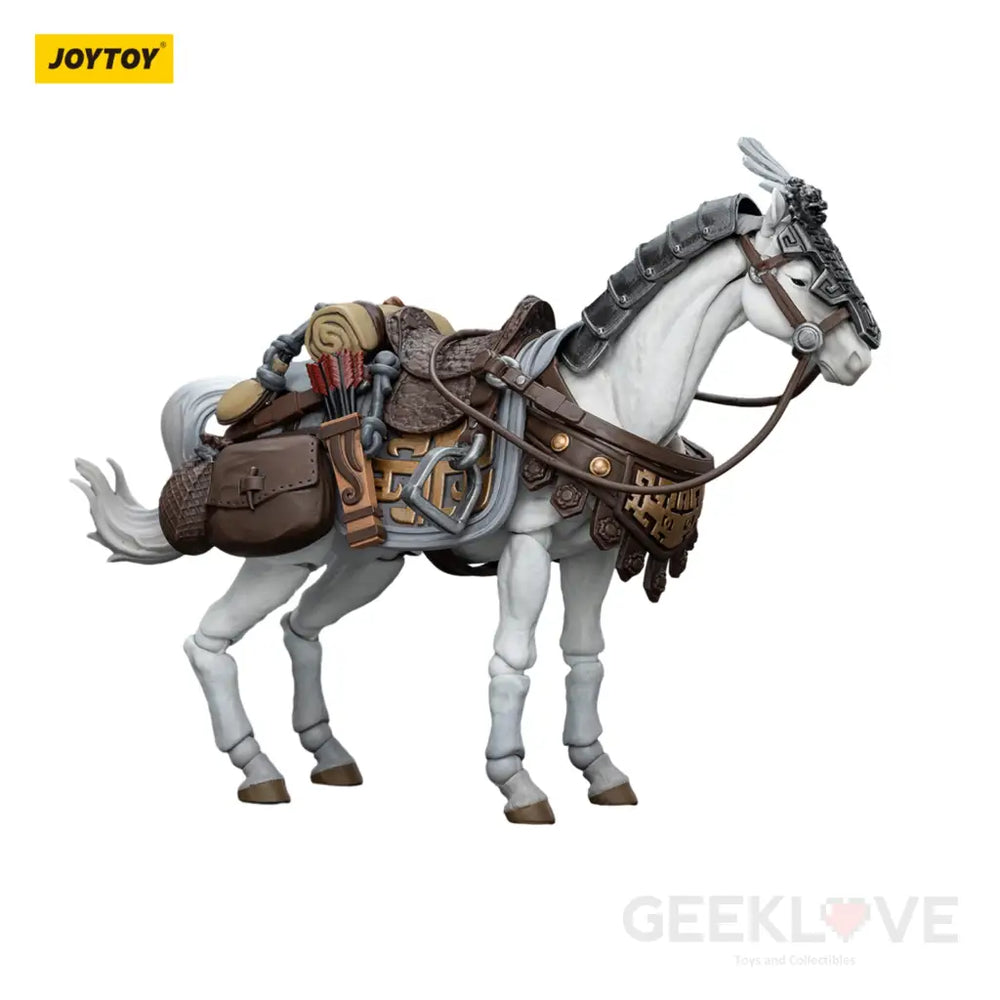 Dark Source Jianghu Northern Hanland Empire White Feather Armored Horse Action Figure