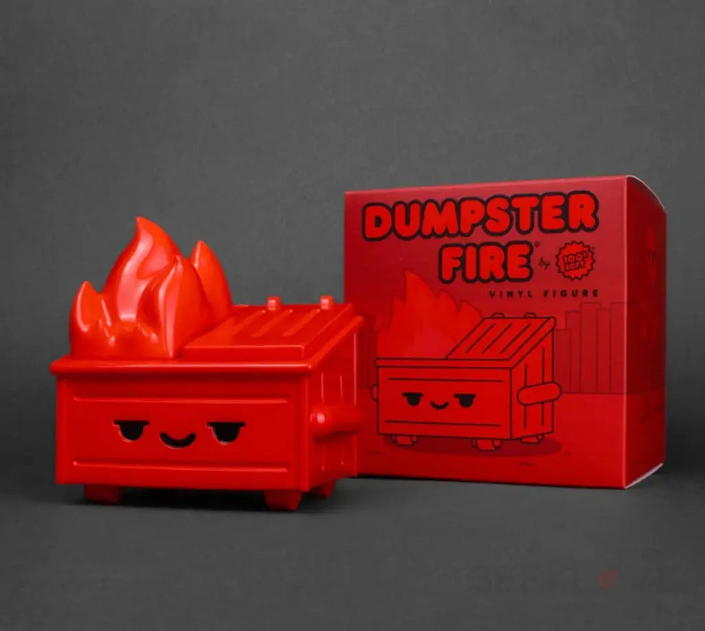 Dumpster Fire Red Hot Vinyl Figure Designer/Art Toy