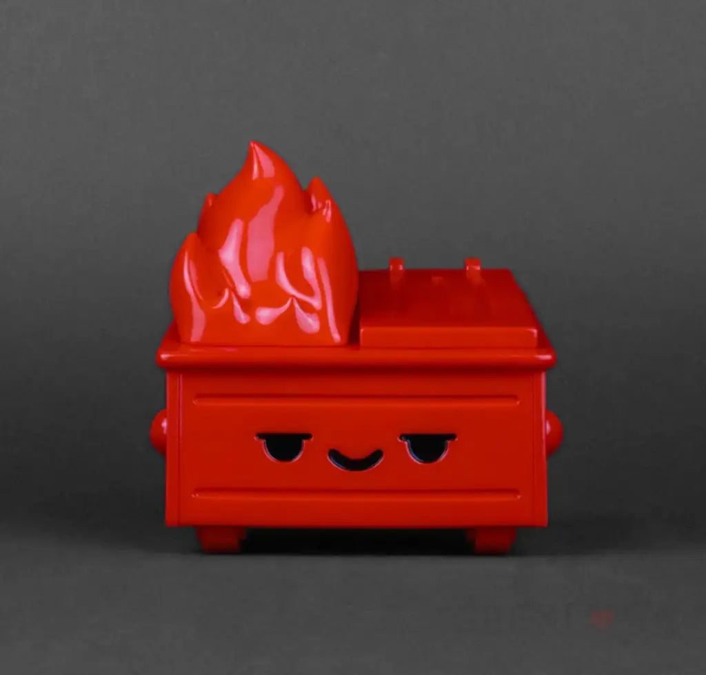 Dumpster Fire Red Hot Vinyl Figure Designer/Art Toy