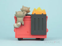Dumpster Fire Trash Panda Vinyl Figure Designer/Art Toy