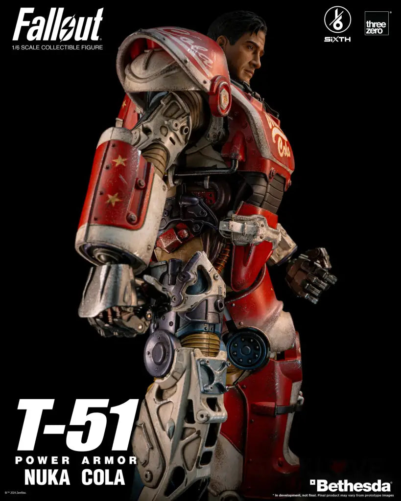 Fallout T - 51 Nuka Cola Power Armor 1/6 Scale Action Figure