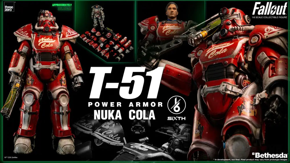 Fallout T - 51 Nuka Cola Power Armor 1/6 Scale Pre Order Price Action Figure