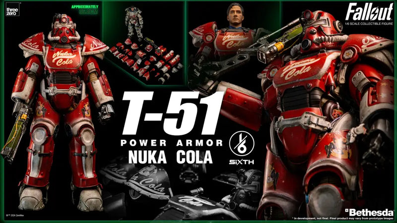 Fallout T-51 Nuka Cola Power Armor 1/6 Scale