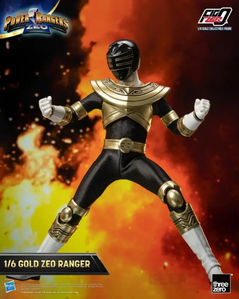 FigZero Power Rangers Zeo Power Ranger Gold Zeo