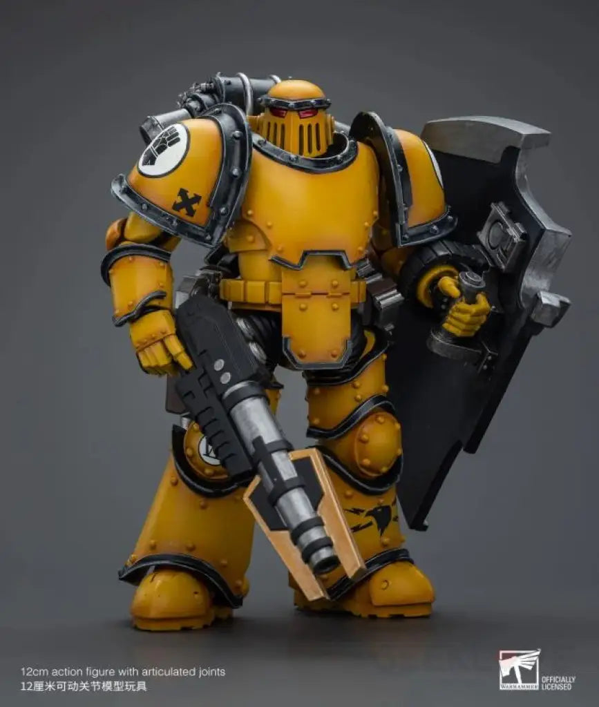 Imperial Fists Legion Mkiii Breacher Squad With Lascutter Action Figure