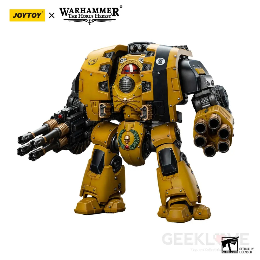 Imperial Fists Leviathan Dreadnought With Cyclonic Melta Lance And Storm Cannon Action Figure
