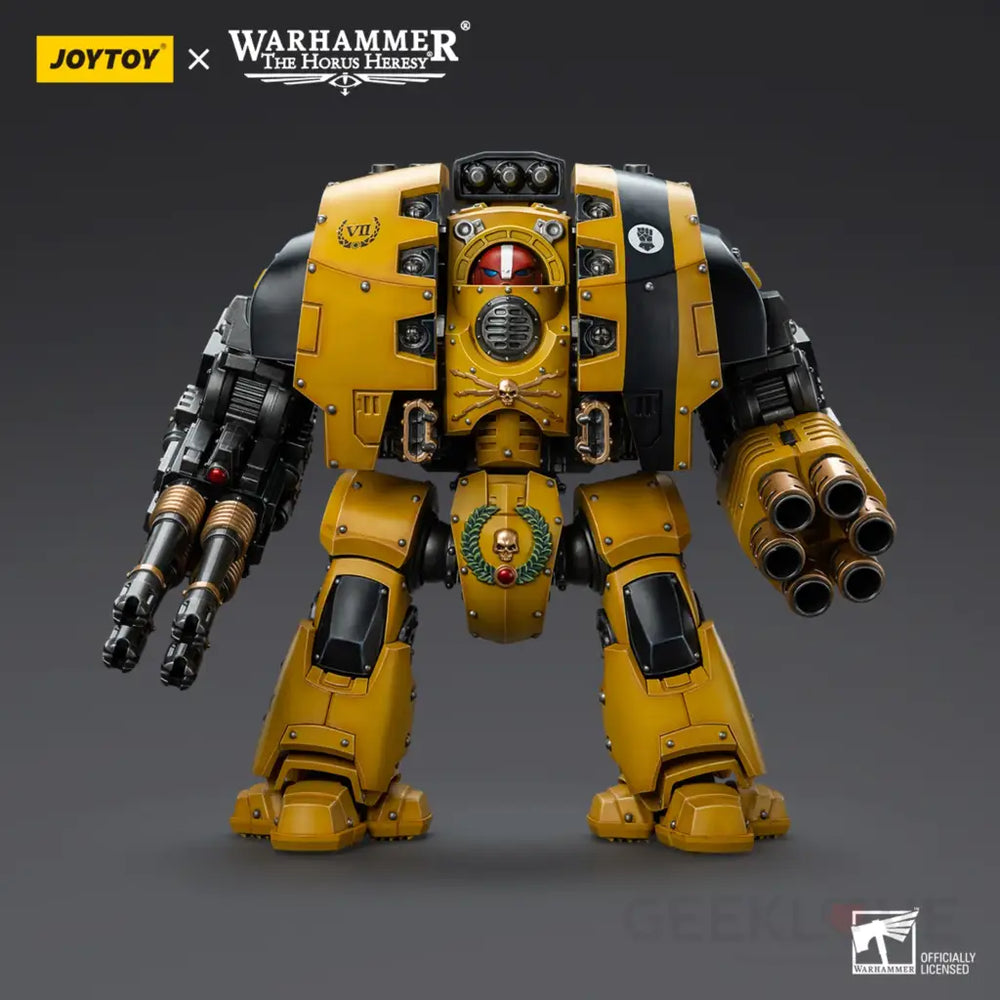 Imperial Fists Leviathan Dreadnought With Cyclonic Melta Lance And Storm Cannon Action Figure