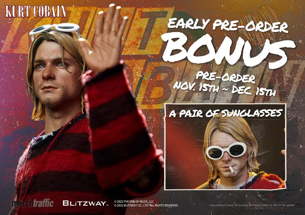 Kurt Cobain 1/6 Scale Action Figure Preorder