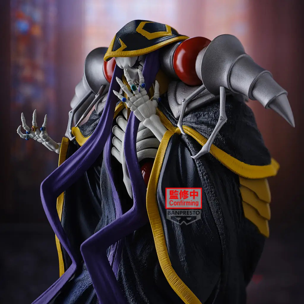 Statuetta Banpresto Ainz Ooal Gown Da Overlord - Action Figure PVC 22 Cm Da Collezione, Multicolore, Con Base Inclusa, Ideale Per Fan Anime