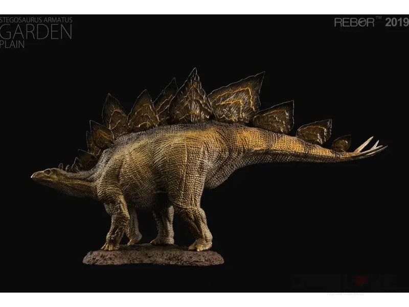 REBOR 1:35 Male Stegosaurus Armatus Museum Class Replica (GARDEN PLAIN) BO