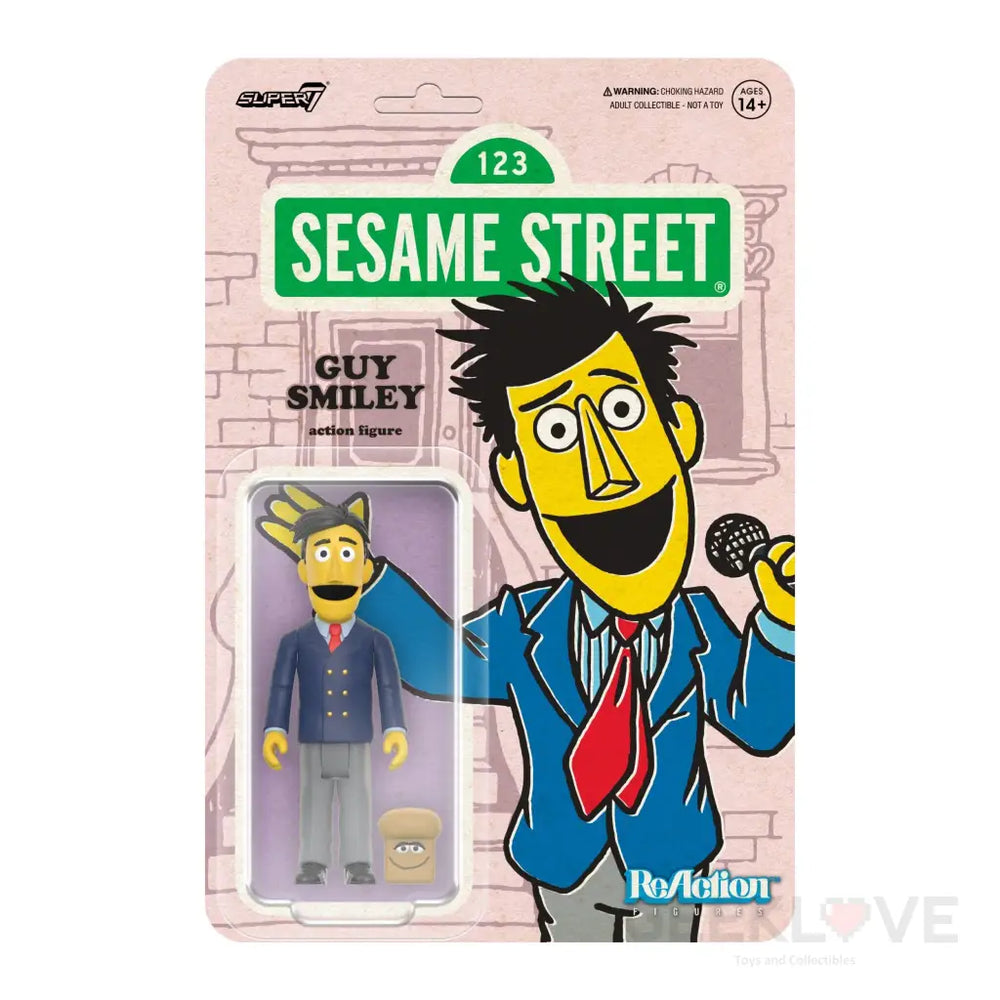 Sesame Street Reaction Figures Wave 02 - Guy Smiley (W/ Bread) Pre Order Price Reaction