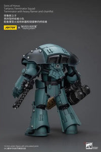 Sons Of Horus Tartaros Terminator Squad With Heavy Flamer And Chainfist Action Figure