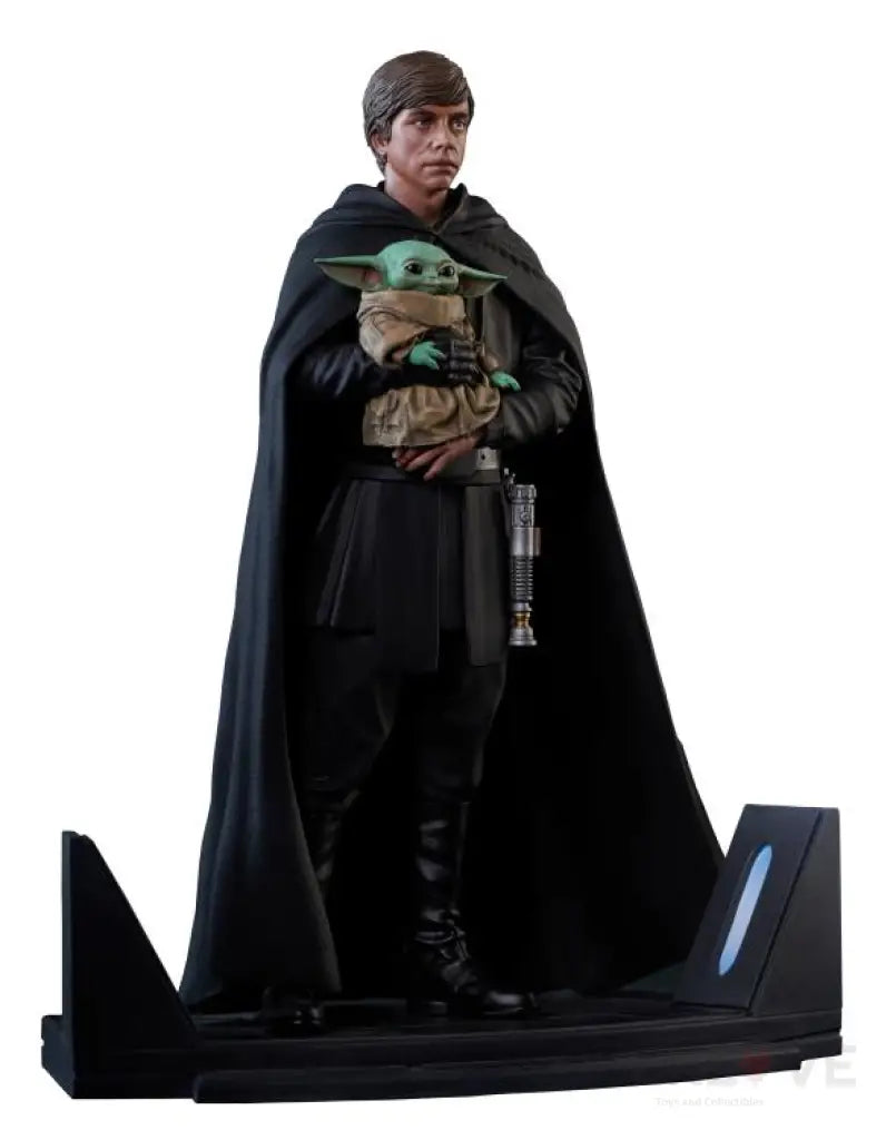 Star Wars Premier Collection Mandalorian Luke & Grogu Statue - GeekLoveph