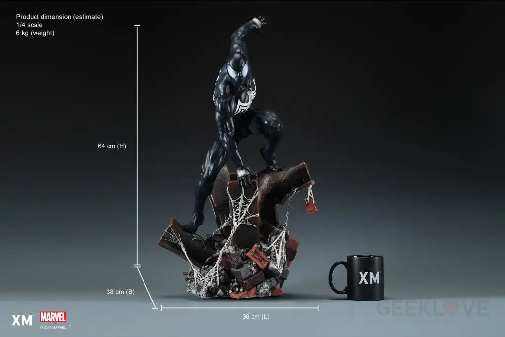 Symbiote Spider Man 1/4 Scale Figure