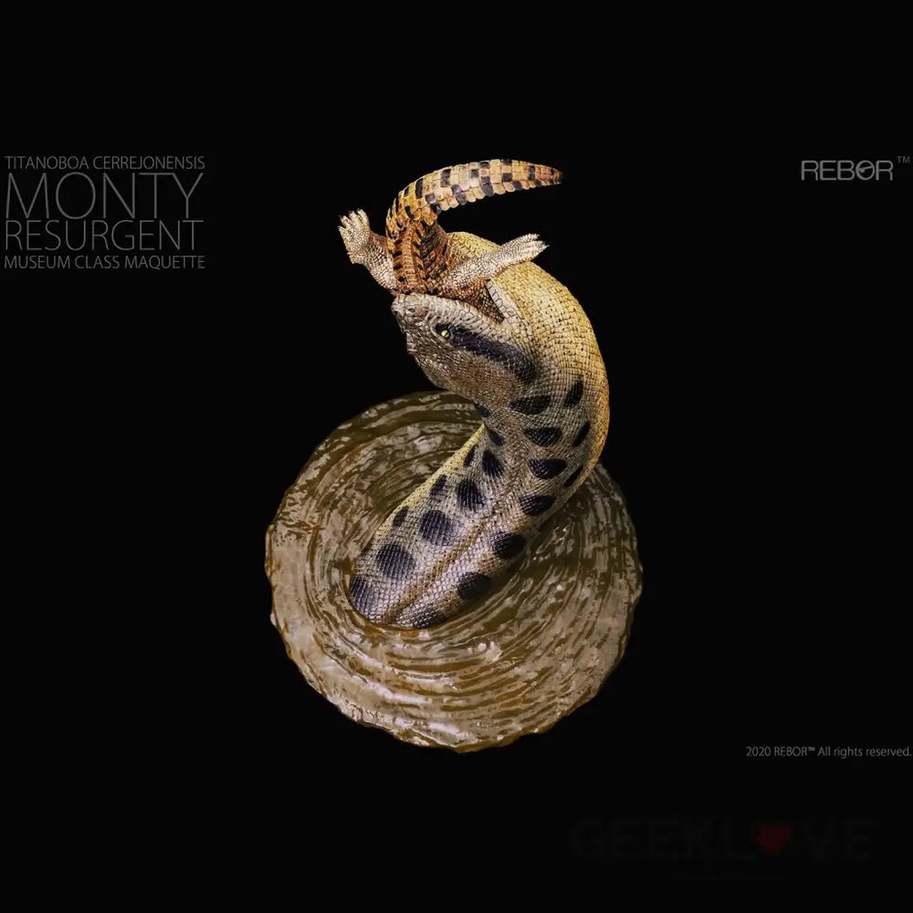 Titanoboa cerrejonensis "Monty Resurgent" 1/11 Scale Museum Class Maquette - GeekLoveph