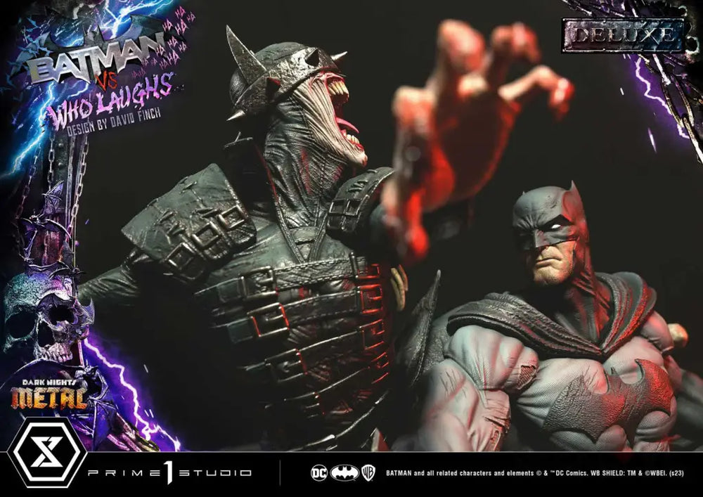 Ultimate Premium Masterline Dark Nights: Metal (Comics) Batman Versus Who Laughs (Design By David