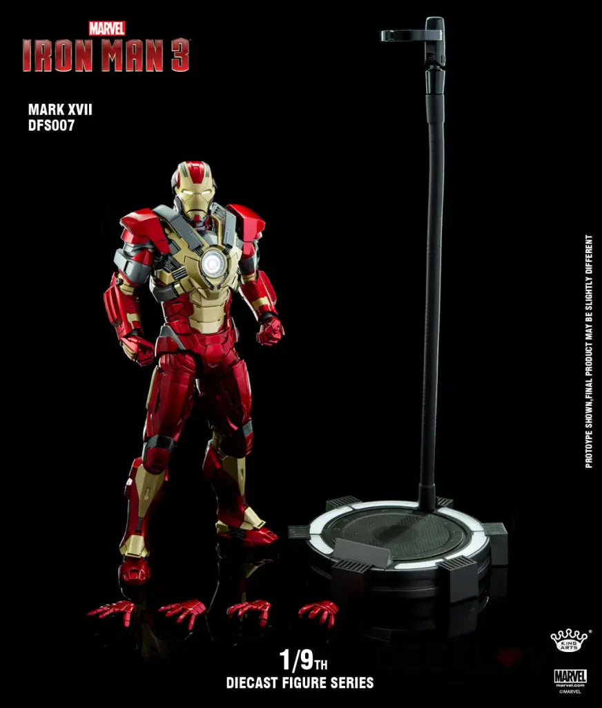 1/9 Diecast Iron Man Mark 17 - GeekLoveph