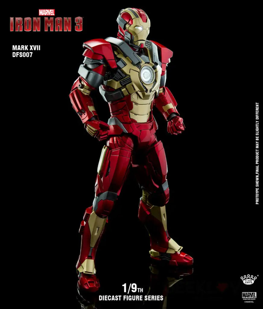 1/9 Diecast Iron Man Mark 17 - GeekLoveph