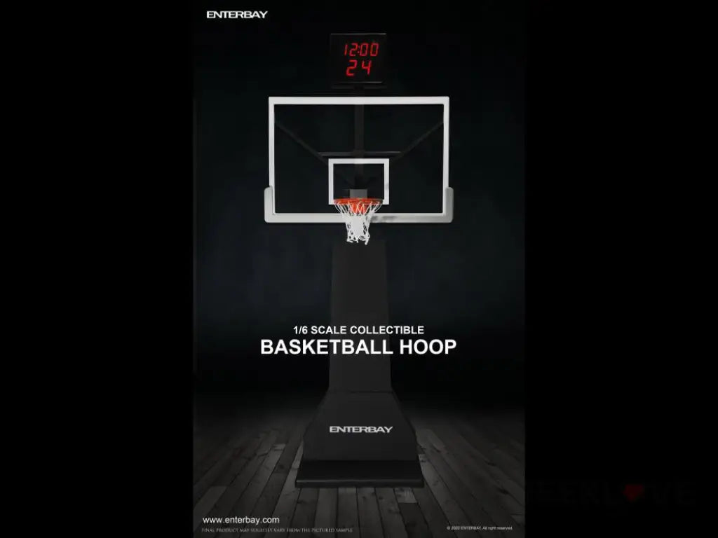 1/6 Scale Basketball Hoop With Shot Clock - GeekLoveph