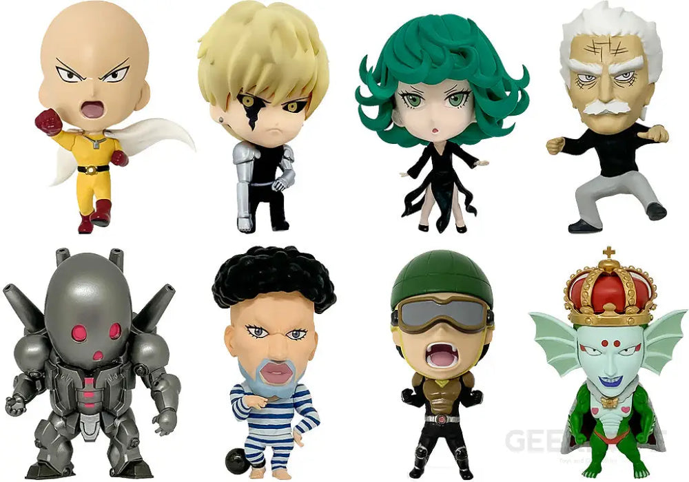 16d Collectible Figure Collection: ONE-PUNCH MAN Vol. 2 (8pc Set) - GeekLoveph