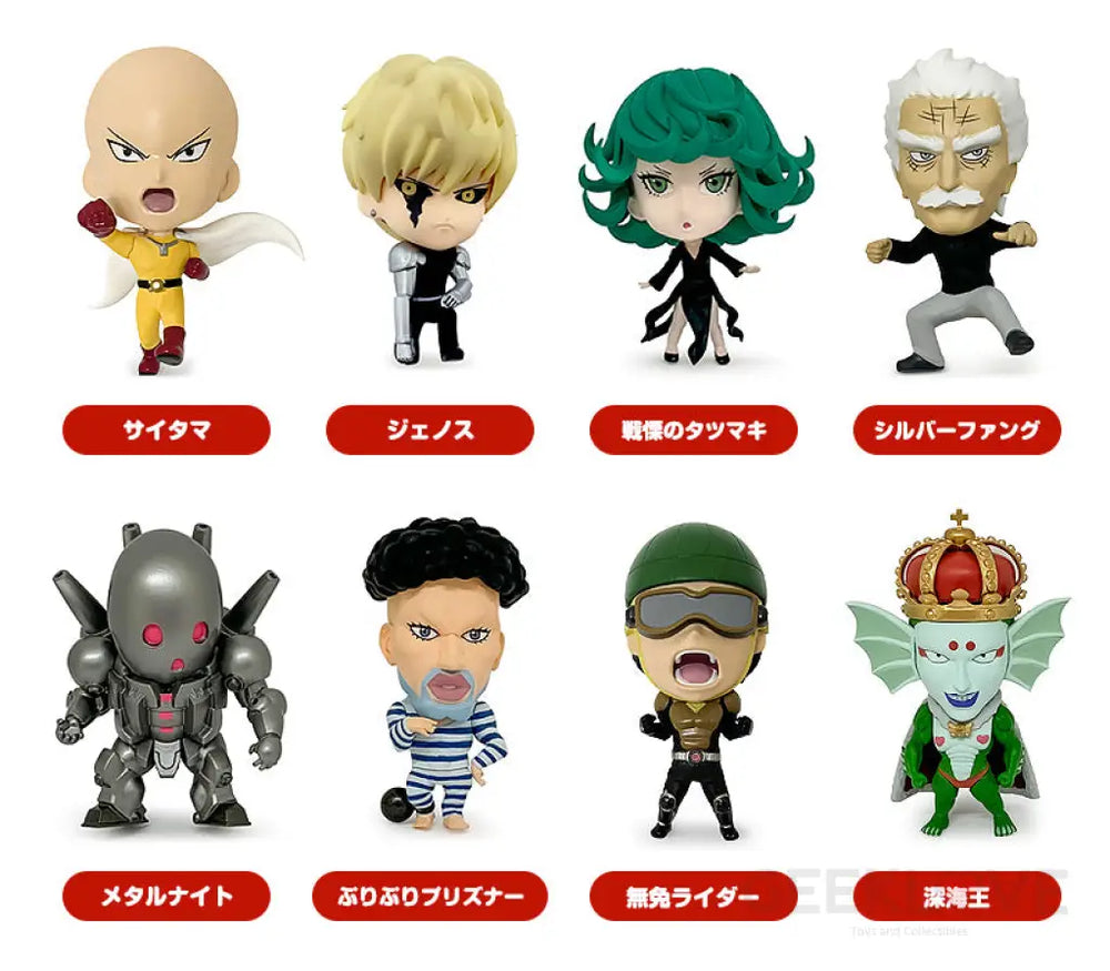 16d Collectible Figure Collection: ONE-PUNCH MAN Vol. 2 (8pc Set) - GeekLoveph