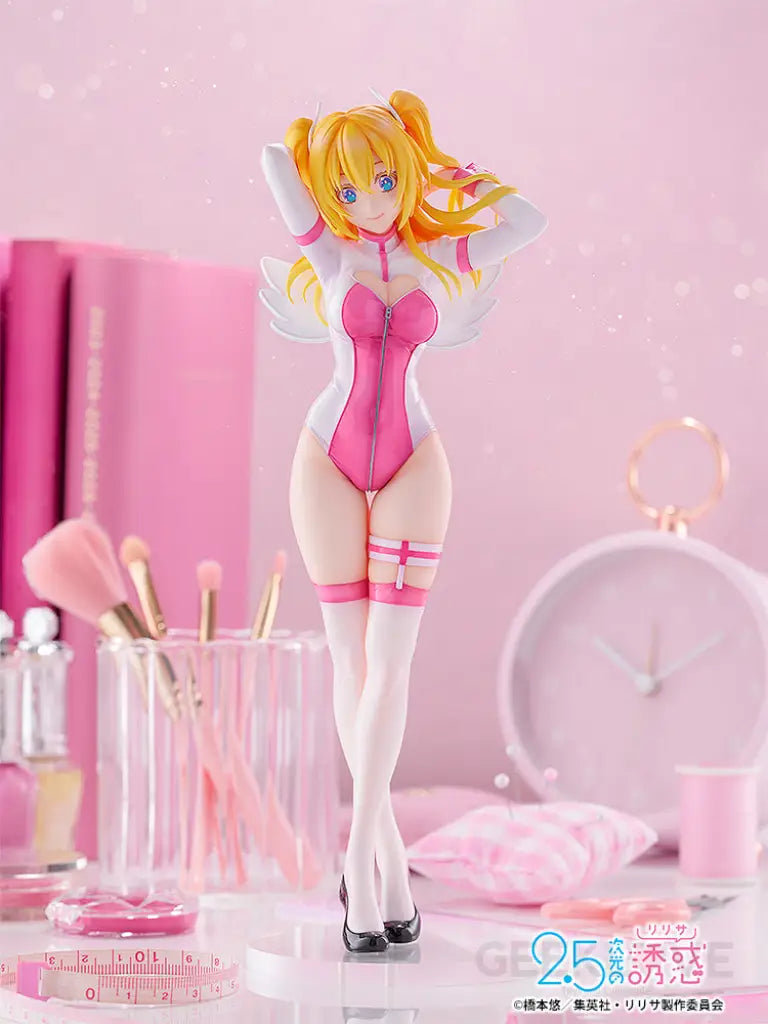 2.5 Dimensional Seduction Liliel Angel School Spin-Off Training Suit/Ririsa Statue