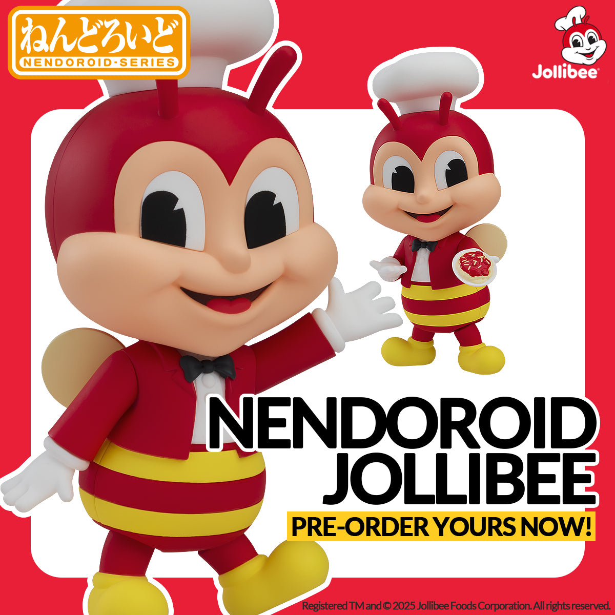 Nendoroid Jollibee (with Exclusive Jollibee Themed Backdrop)
