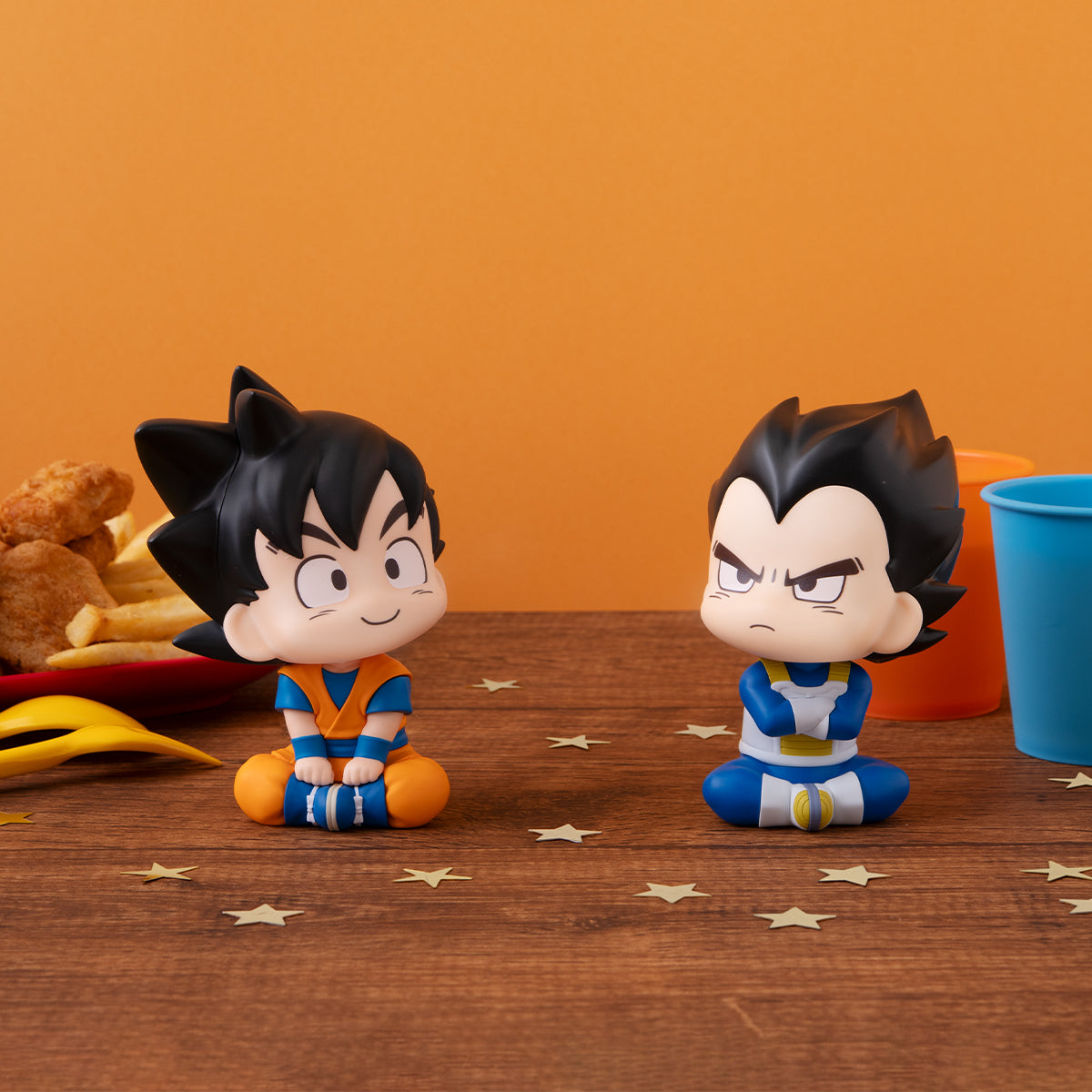 Look Up Dragon Ball DAIMA  Son Goku (mini) & Vegeta (mini) set (with gift)