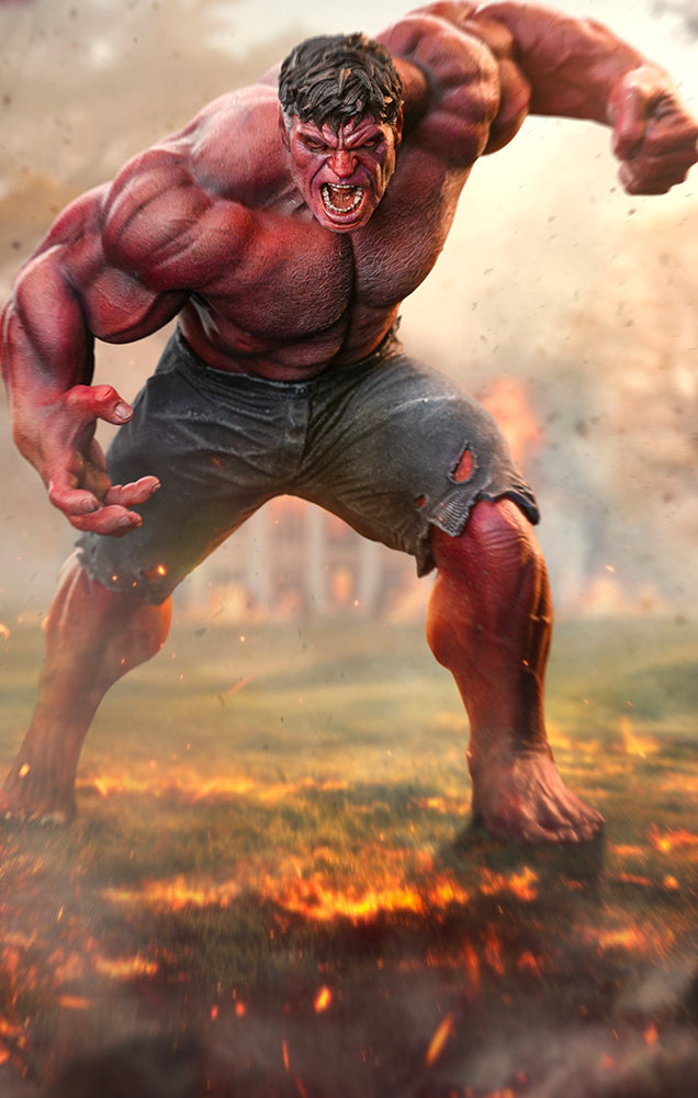 Red Hulk Marvel Art Scale 1/10