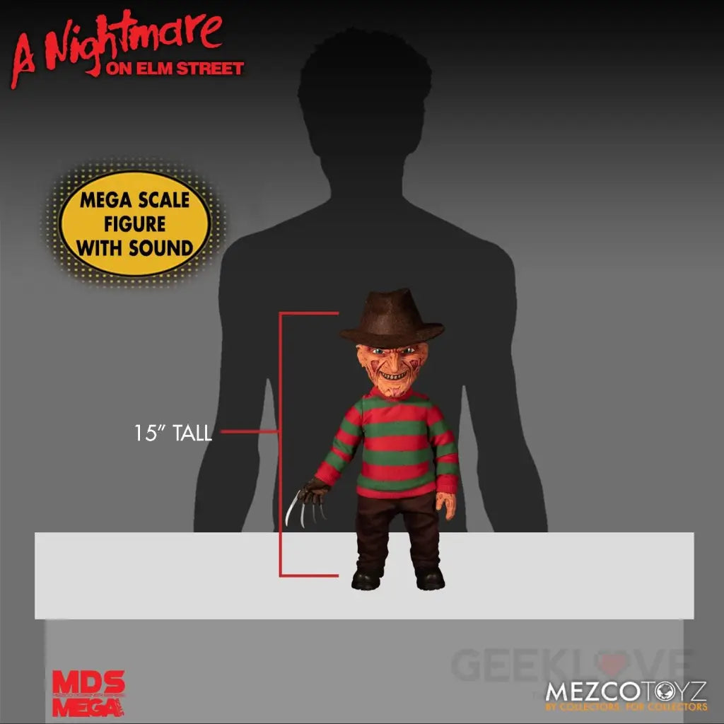 A Nightmare on Elm Street: Mega Scale Talking Freddy Krueger - GeekLoveph