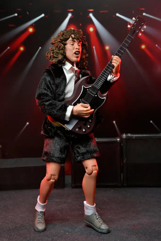 Ac/dc Angus Young Highway To Hell Clothed Figure Preorder