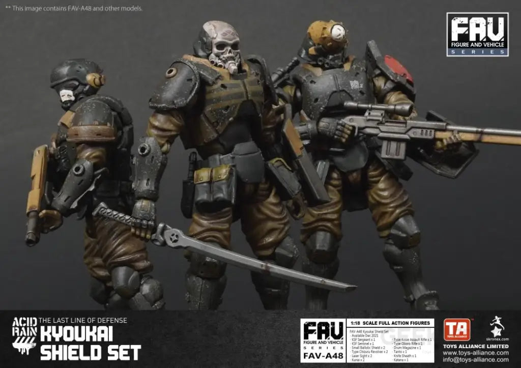 Acid Rain Fav-A48 Kyoukai Shield Set