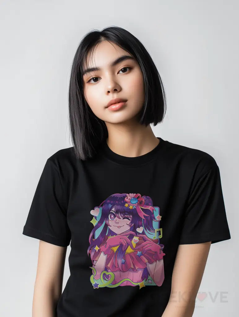 Ai Hoshino - Celestial Idol Premium Graphic Tee Apparel