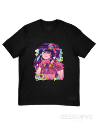 Ai Hoshino - Celestial Idol Premium Graphic Tee Xs / Black Apparel