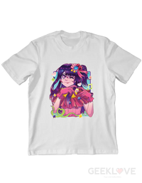 Ai Hoshino - Celestial Idol Premium Graphic Tee Xs / White Apparel