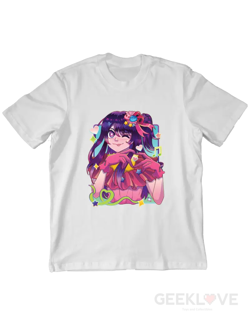 Ai Hoshino - Celestial Idol Premium Graphic Tee Xs / White Apparel