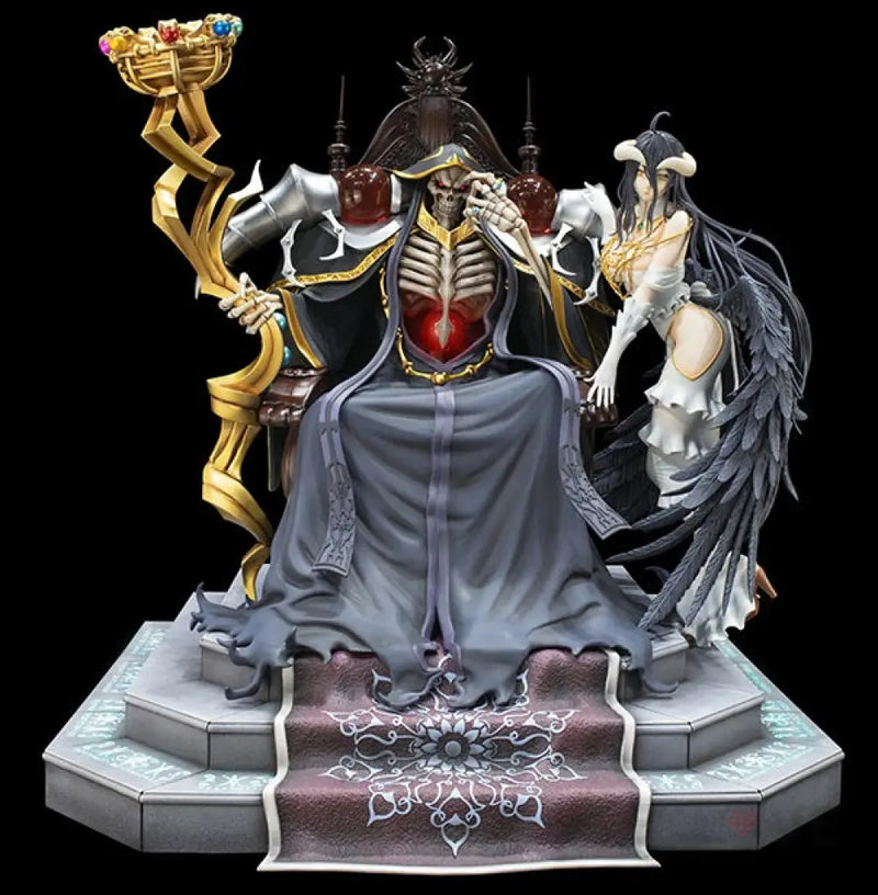 Ainz Ooal Gown & Albedo 1/4 Scale Statue