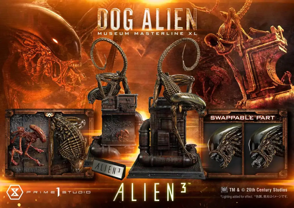 Alien 3 Museum Masterline XL Dog Alien Pre Order Price Museum Masterline XL