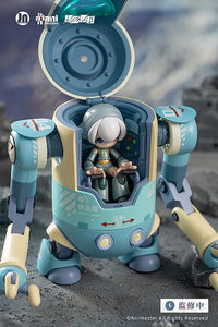 Alloy Articulated Assemblable Model Topupu Robot Kit