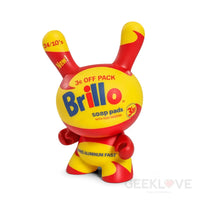 Andy Warhol 8 Masterpiece Vinyl Yellow Brillo Box Dunny Limited Edition Of 300 Pre Order Price