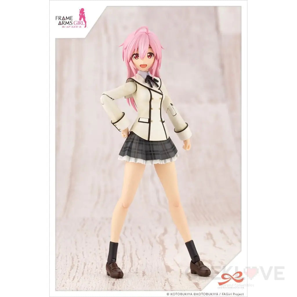 Ao Gennai Wakaba Girls'High School Winter Clothes Dreaming Style Happy Monochrome - GeekLoveph