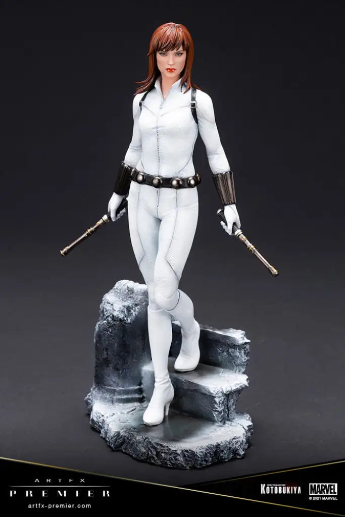 ARTFX Premier Black Widow White Costume Limited Edition Statue - GeekLoveph