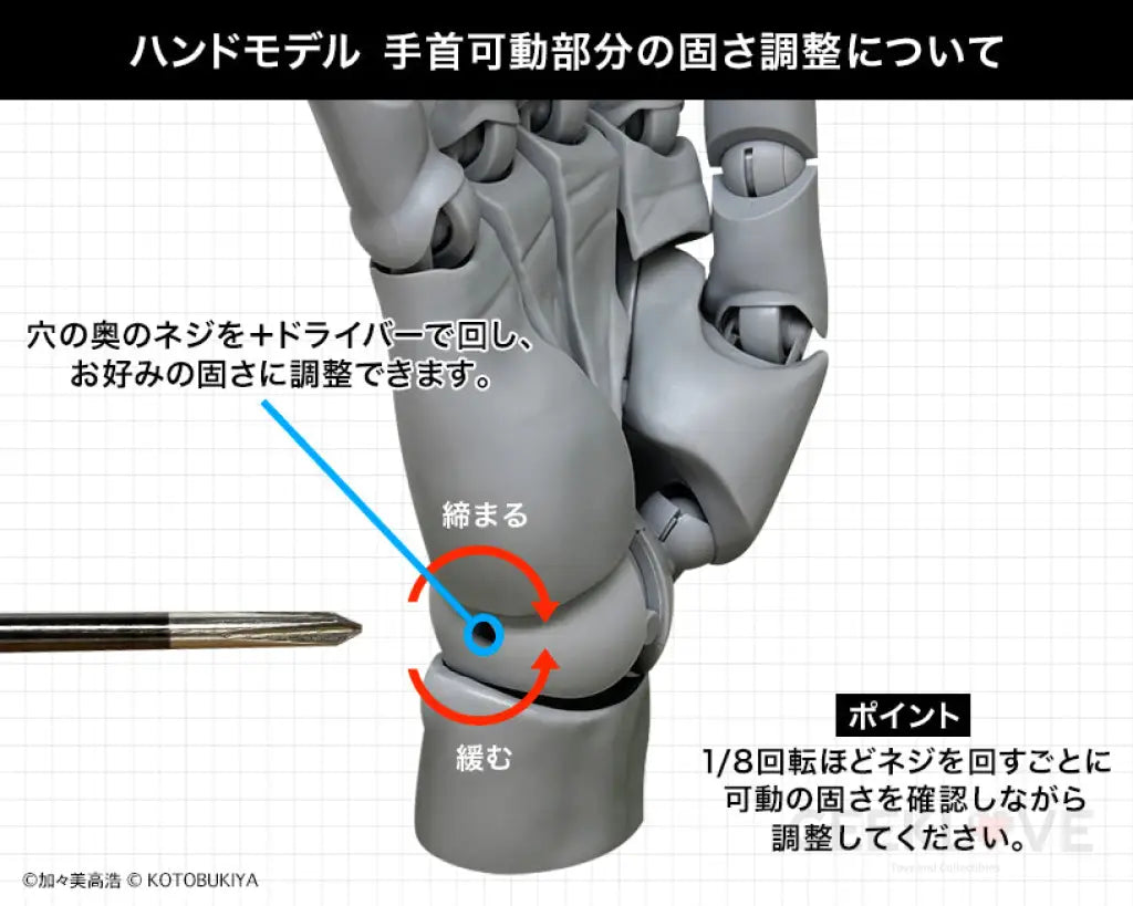 Artist Support Item Hand Model/L -White- Artist Support Line