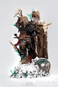 Assassin's Creed Valhalla Animus Eivor 1/4 Scale Statue - GeekLoveph
