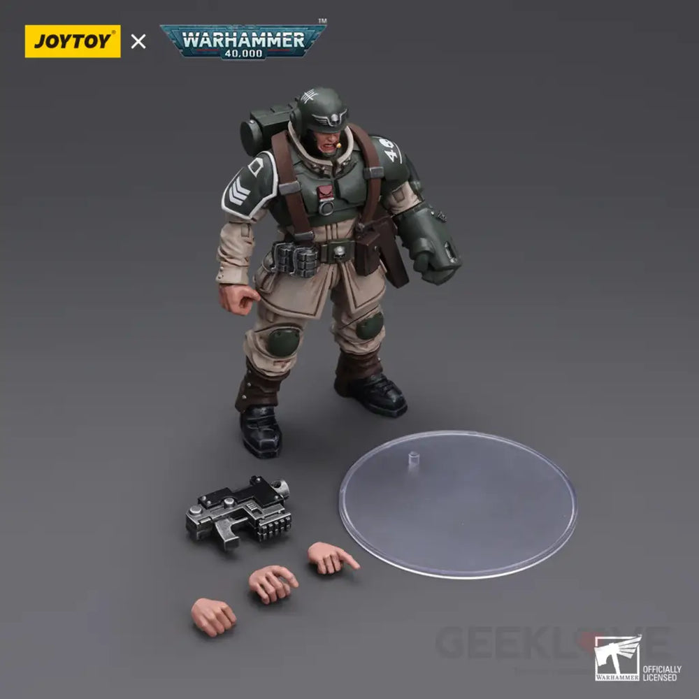 Astra Militarum Cadian Command Squad Veteran Sergeant With Power Fist Action Figure