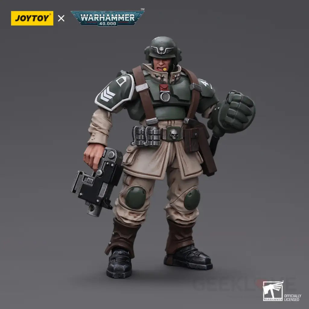 Astra Militarum Cadian Command Squad Veteran Sergeant With Power Fist Action Figure