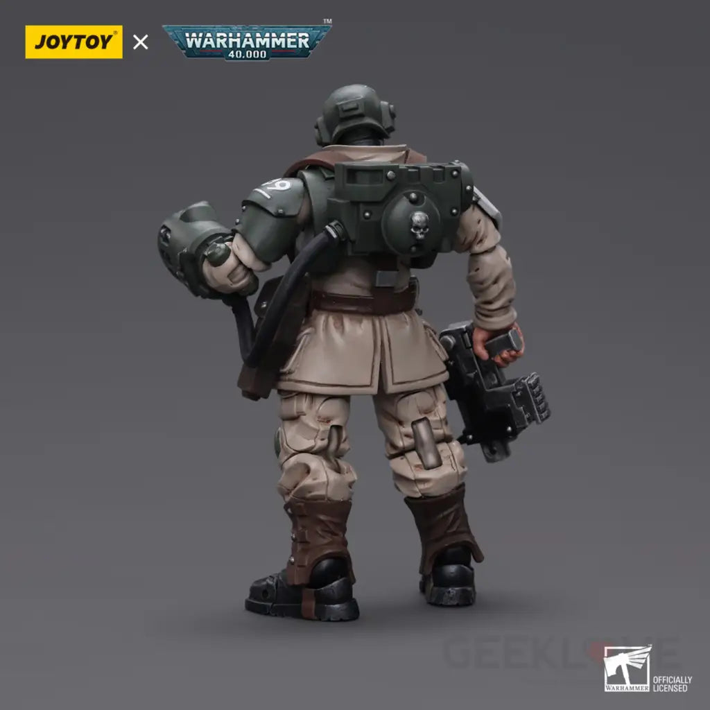 Astra Militarum Cadian Command Squad Veteran Sergeant With Power Fist Action Figure